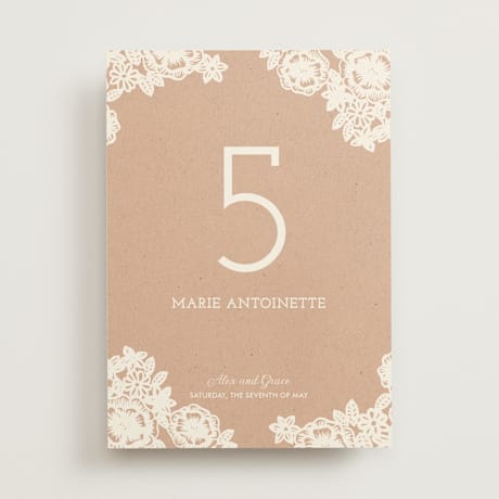Table Numbers