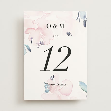 Table Numbers