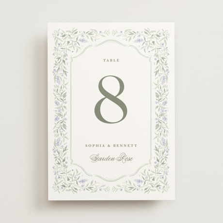Table Numbers