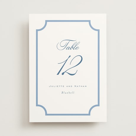 Table Numbers