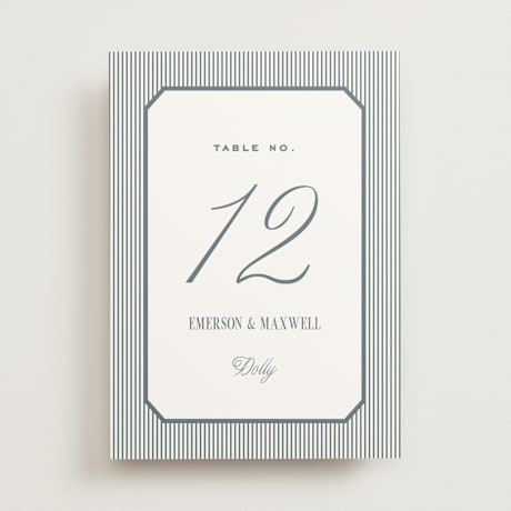Table Numbers
