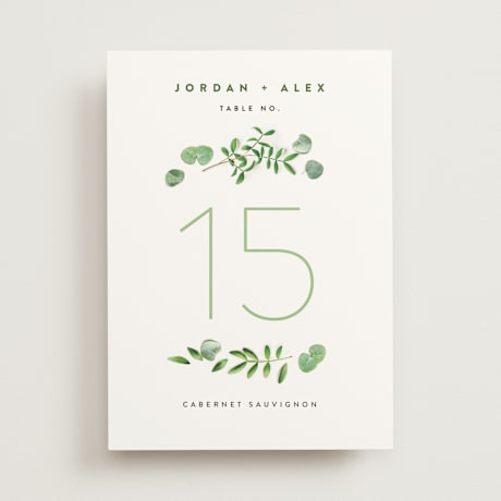 Table Numbers