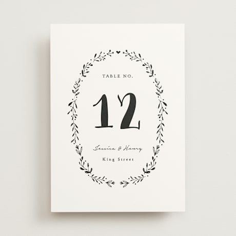 Table Numbers