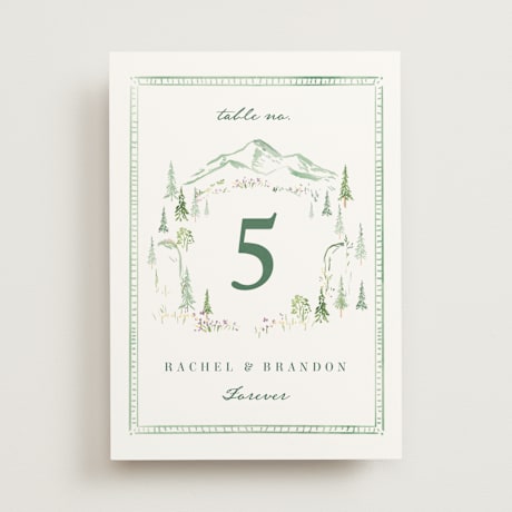 Table Numbers
