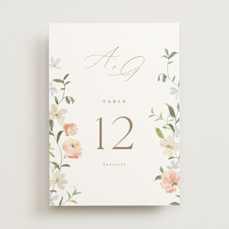 Table Numbers
