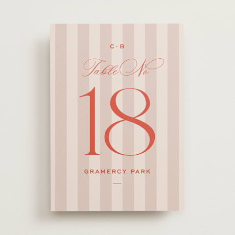 Table Numbers