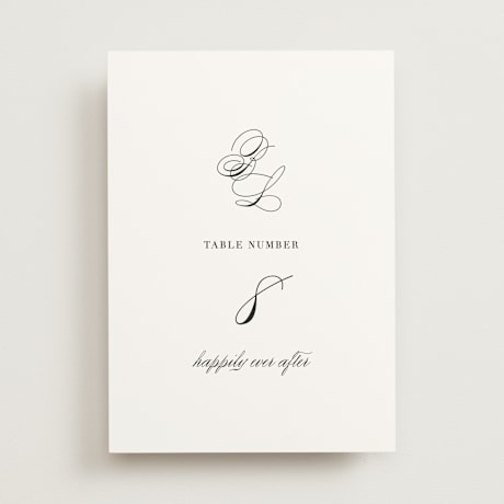 Table Numbers