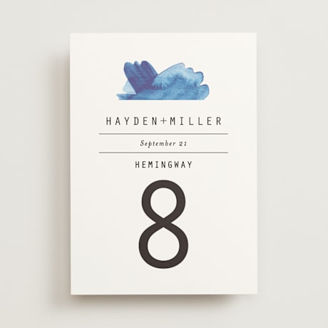 Table Numbers