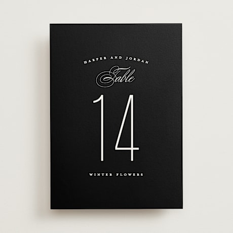Table Numbers