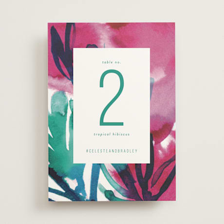 Table Numbers