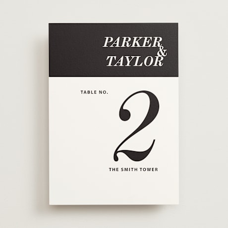 Table Numbers