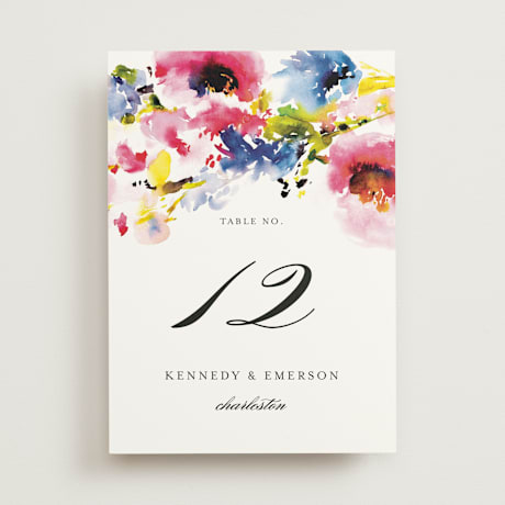 Table Numbers