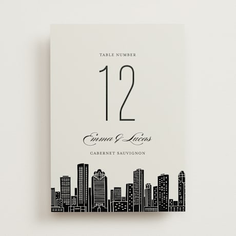 Table Numbers