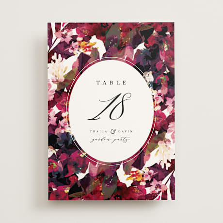 Table Numbers