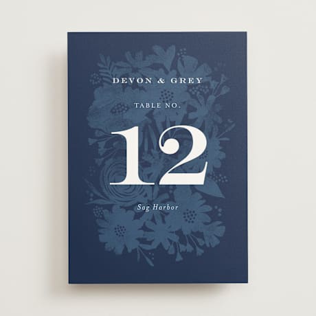 Table Numbers