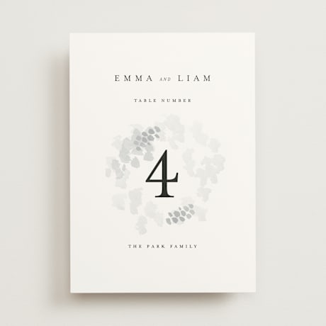 Table Numbers