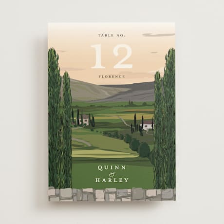 Table Numbers