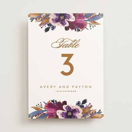 Table Numbers