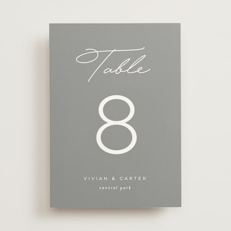 Table Numbers