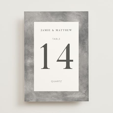 Table Numbers
