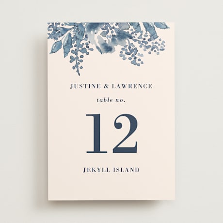 Table Numbers