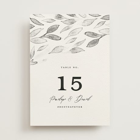 Table Numbers