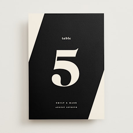 Table Numbers