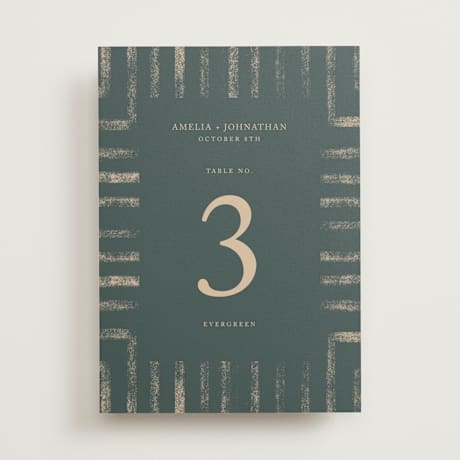Table Numbers