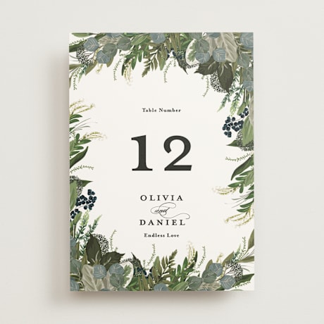 Table Numbers
