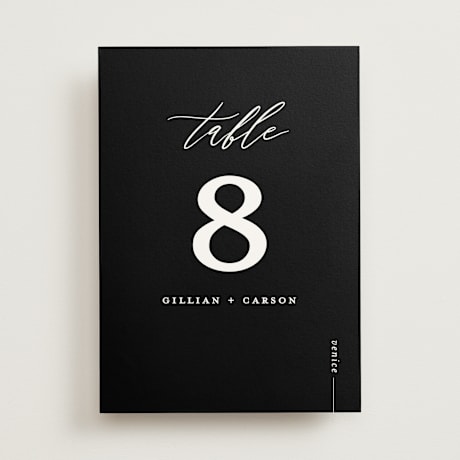 Table Numbers