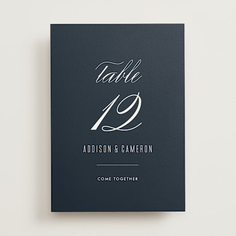 Table Numbers