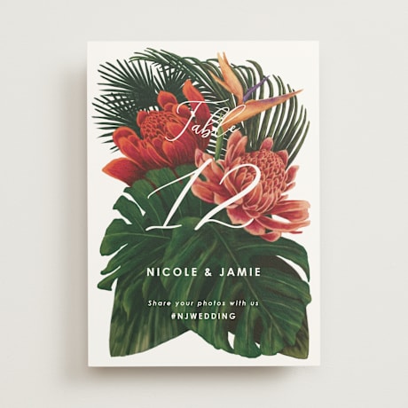 Table Numbers