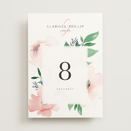 Table Numbers