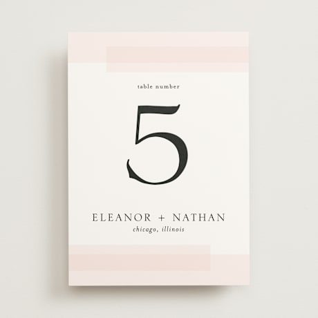 Table Numbers