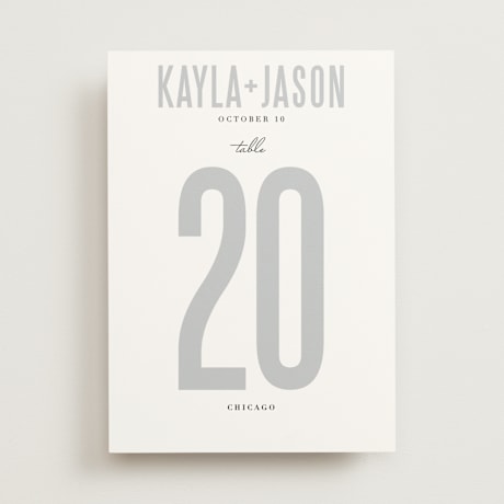 Table Numbers