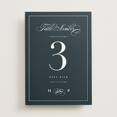 Table Numbers