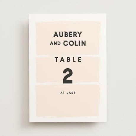 Table Numbers