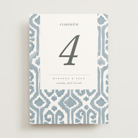 Table Numbers