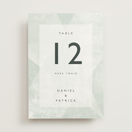 Table Numbers