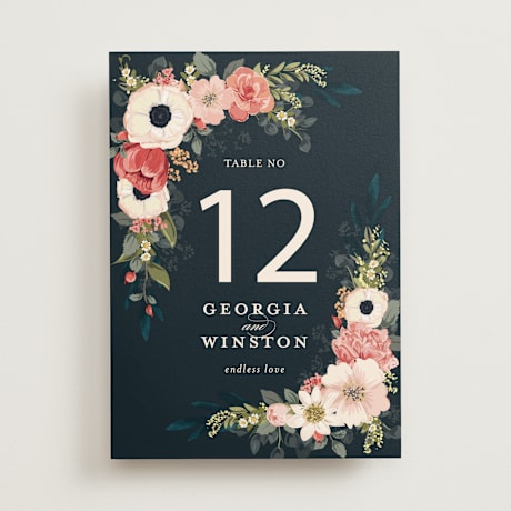 Table Numbers