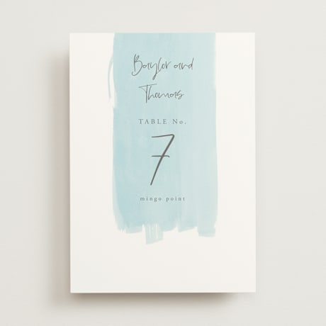 Table Numbers