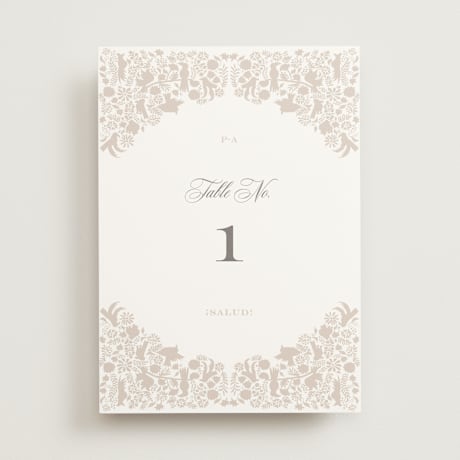 Table Numbers