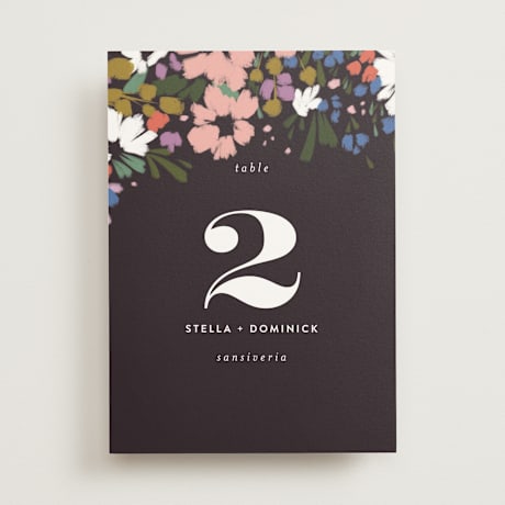 Table Numbers