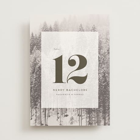 Table Numbers