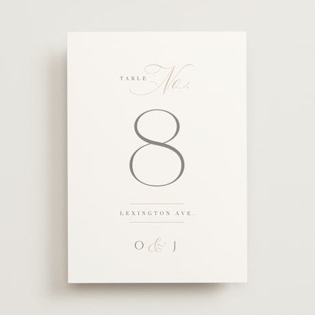 Table Numbers