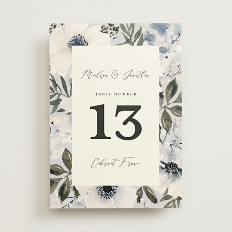 Table Numbers
