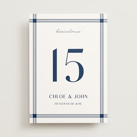 Table Numbers