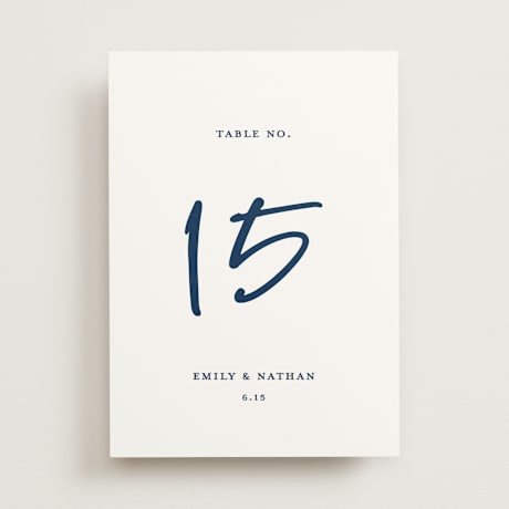 Table Numbers