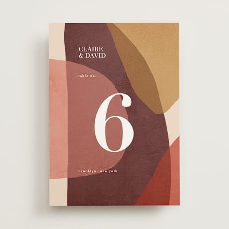 Table Numbers