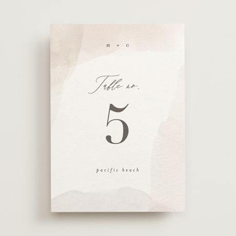 Table Numbers